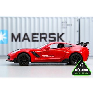 Mô hình xe Chevrolet Corvette 1:32 Đỏ