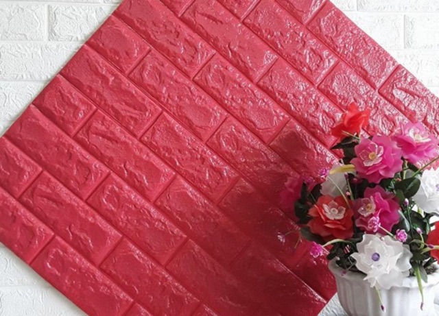 Xốp dán tường 5mm giả gạch 3D | BigBuy360 - bigbuy360.vn