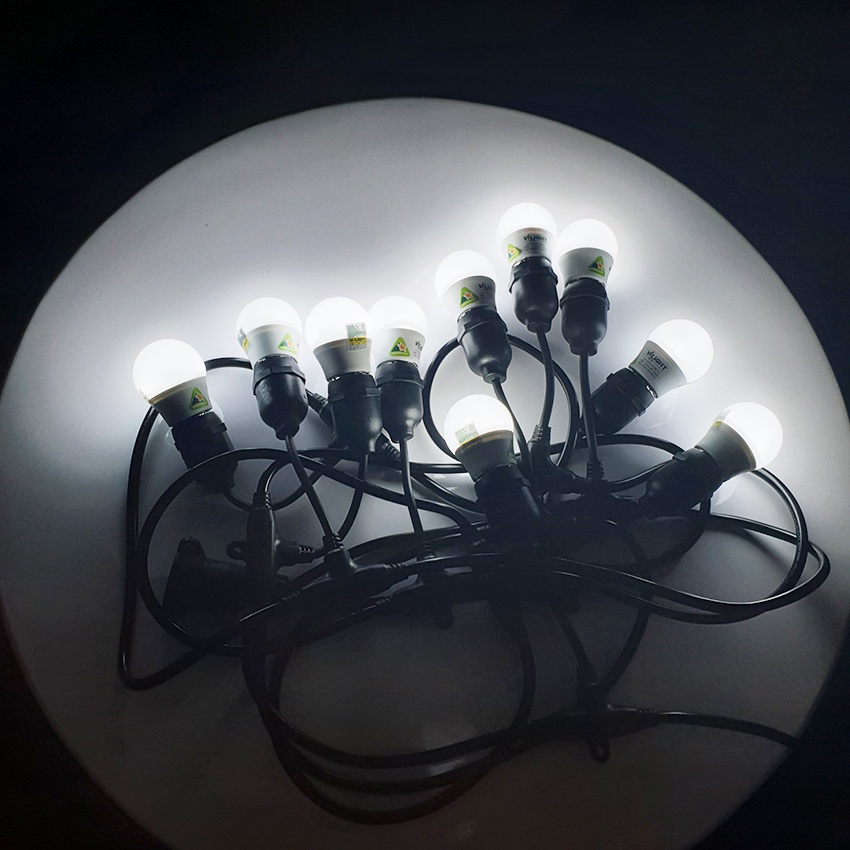 Bóng đèn tròn Led Bulb 3W VI-LIGHT đuôi E27 dùng trang trí cafe, nhà hàng, quán nhậu...