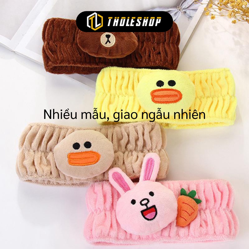 Băng Đô Rửa Mặt - Băng Đô Cài Tóc Hình Thú Phong Cách Hàn Quốc Unisex Trang Điểm 8548