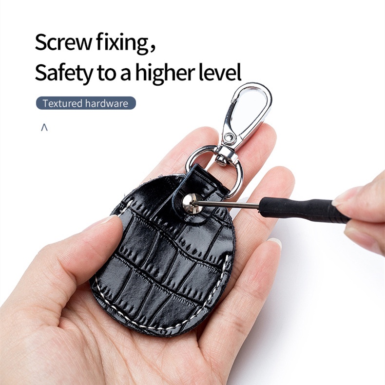 Vỏ Da Đựng Bảo Vệ Chìa Khóa Điều Khiển Từ Xa Hình Chữ Nhật Mini Sáng Tạo Giá Đỡ