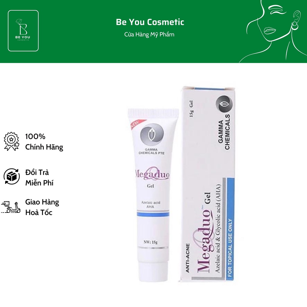 Gel Giảm Mụn Ẩn Và Thâm Gamma Megaduo Gel 15 gram