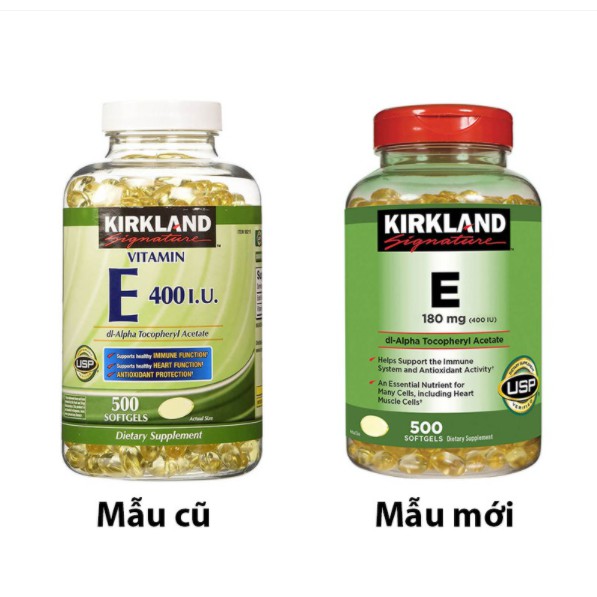 Vitamin E 400 IU 500 Viên Kirkland Của Mỹ