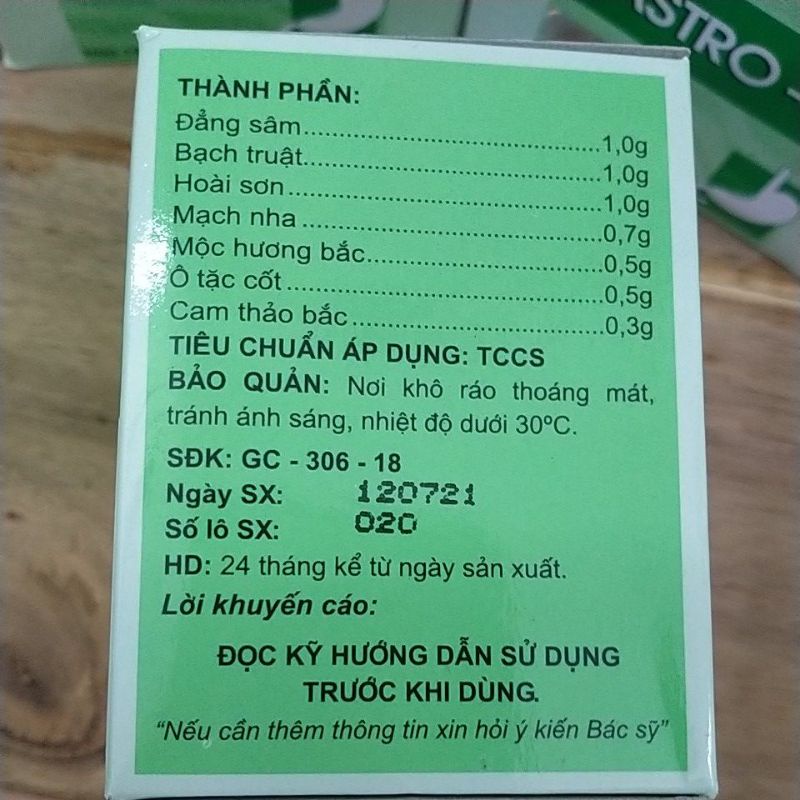 Gastro NB hộp 15 gói Ninh Bình bột dạ dày