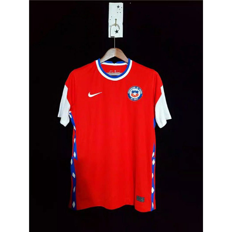 Áo Thun In Hình Đội Tuyển Chile Home Copa America Jersey 2021