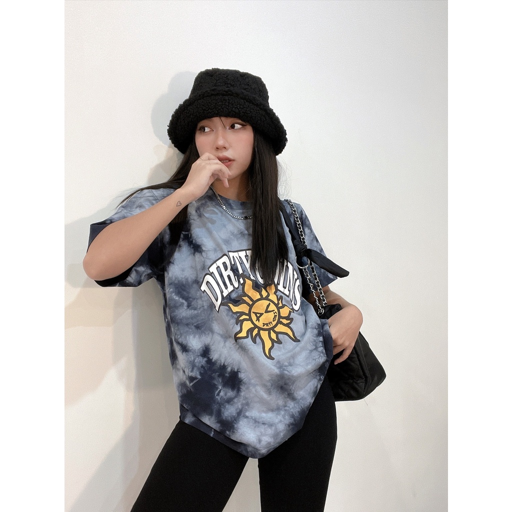 Áo thun DirtyCoins Fukyba Tiedye T-Shirt - Grey | BigBuy360 - bigbuy360.vn