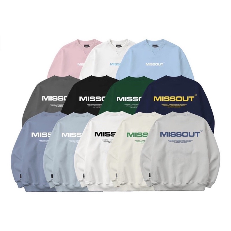 Áo khoác Sweater Nỉ CHÂN CUA Loca Brand MISSOUT Unisex Nam Nữ Full Tag Vải Chất Dày Dặn