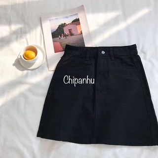 CHÂN VÁY BÒ TRƠN NGẮN BASIC CV9063