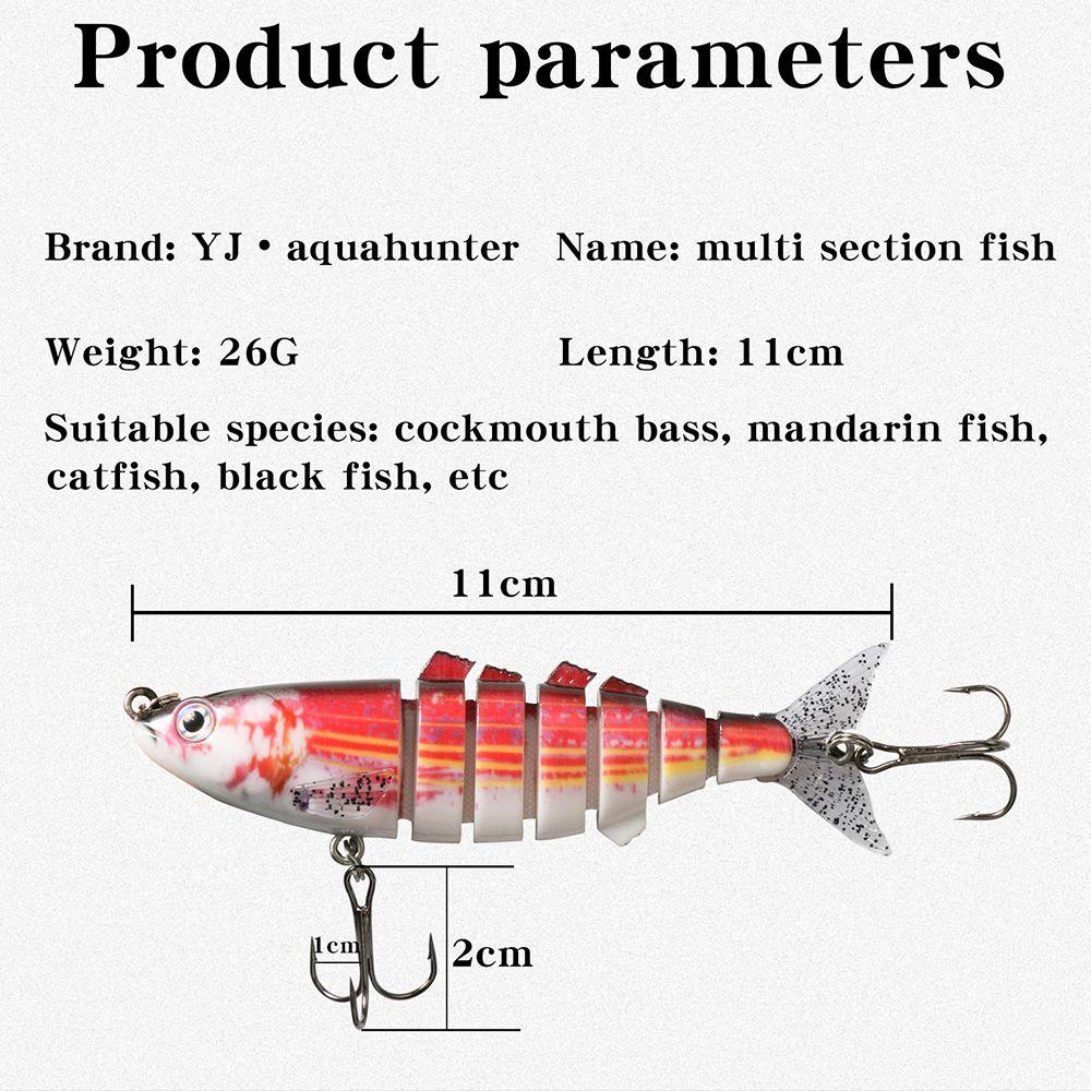 1 Mồi Câu Cá Nhân Tạo 11cm 26g Có Lưỡi Câu