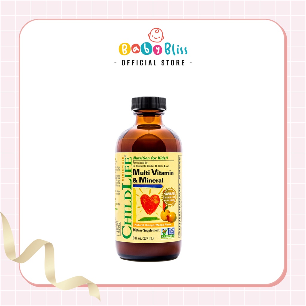 Vitamin tổng hợp Childlife Multi Vitamin & Mineral (237ml)