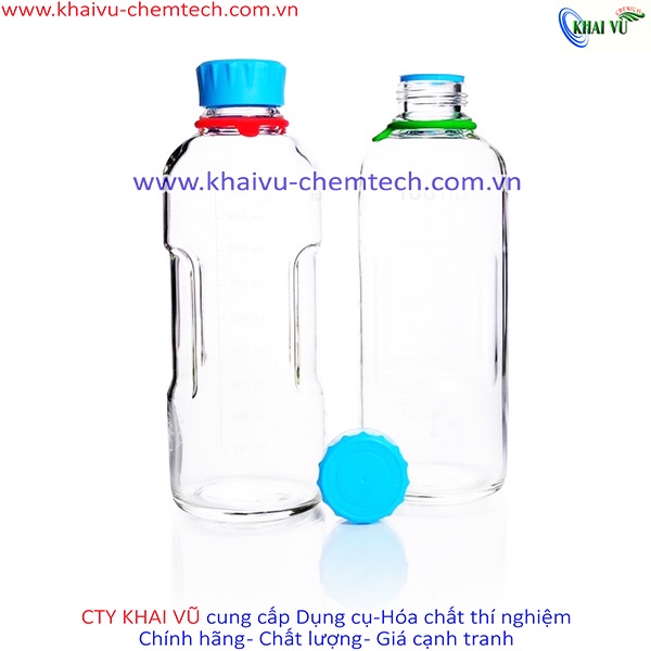 Chai thủy tinh YOUTILITY 1000ml trung tính an toàn, chịu nhiệt đựng thực phẩm, nước uống