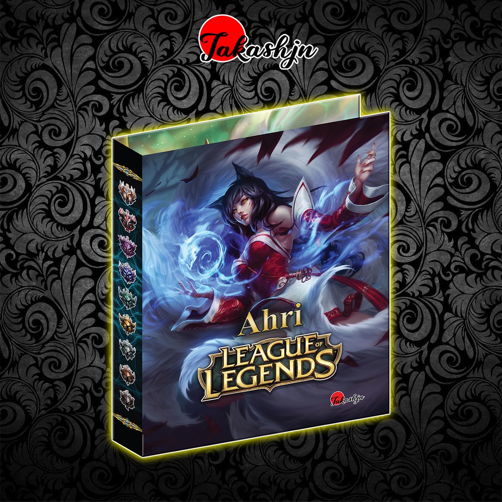 Bìa Album sưu tập thẻ bài Liên Minh Huyền Thoại - LMHT - League of Legends 9 ngăn