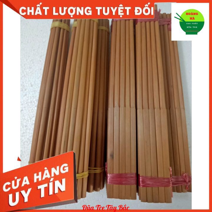 Đũa Tre Vót Tay Tây Bắc không hóa chất không nấm mốc1 bó 10 đôi.