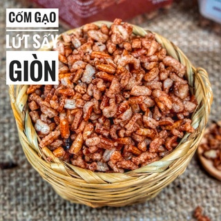 Cốm gạo lứt sấy giòn ăn liền giàu dinh dưỡng - ăn kiêng, ăn vặt healthy, hỗ trợ giảm cân