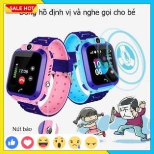 Đồng Hồ Thông Minh Định Vị Trẻ Em Q12, Đồng Hồ Giám Sát, Gọi Điện, Video Call, Chống Nước Ip67, Bảo Hành 12 Tháng