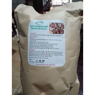 Bột lá tắm sau sinh của dân tộc Dao