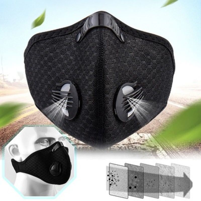 Khẩu trang thể thao chống bụi KN95 PM2.5 than hoạt tính