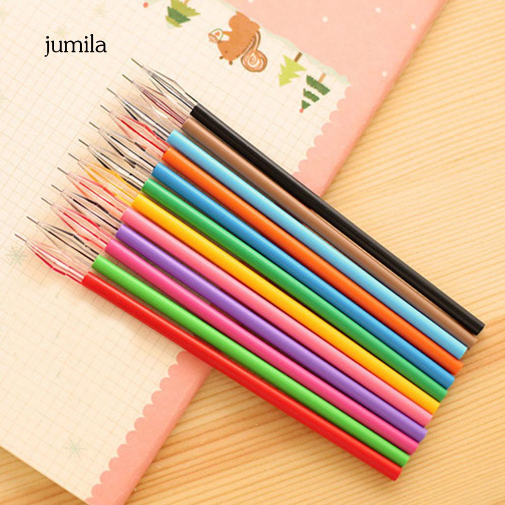 Set 12 ruột bút gel nhiều màu sắc tiện dụng