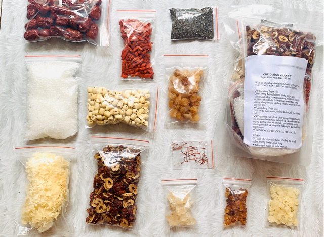 CHÈ DƯỠNG NHAN 11 vị 🌸 680g (tặng saffron) | BigBuy360 - bigbuy360.vn