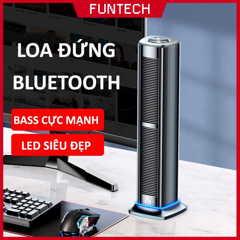 Loa Bluetooth Cao Cấp MC F3 Âm Thanh Dọc Loa Siêu Trầm Tương Thích Máy Tính Điện Thoại Tivi Thiết Kế Sang Trọng