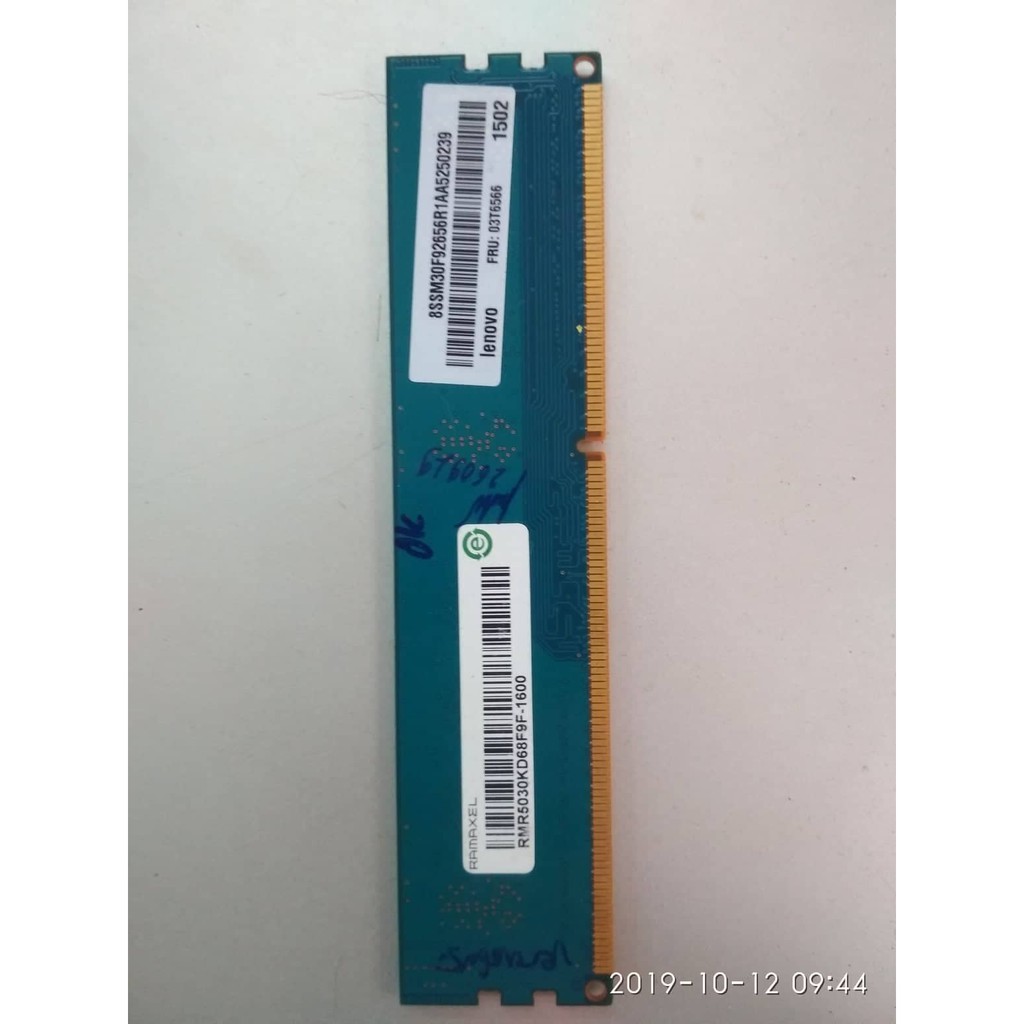 Ram 4G Pc3L buss 1600 Ramaxel lắp cho máy đồng bộ