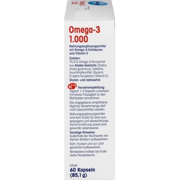Dầu cá Omega 3 Mivolis - nội địa Đức - 60 viên