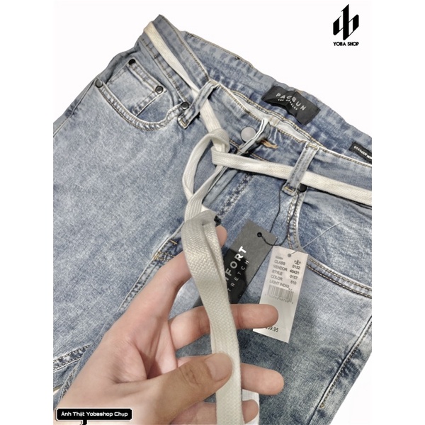 QUẦN JEANS NAM SKINNY XANH XÁM TRƠN ZIPPER XỊN MỊN YOBASHOP (ẢNH CLIP THẬT 100%) | BigBuy360 - bigbuy360.vn