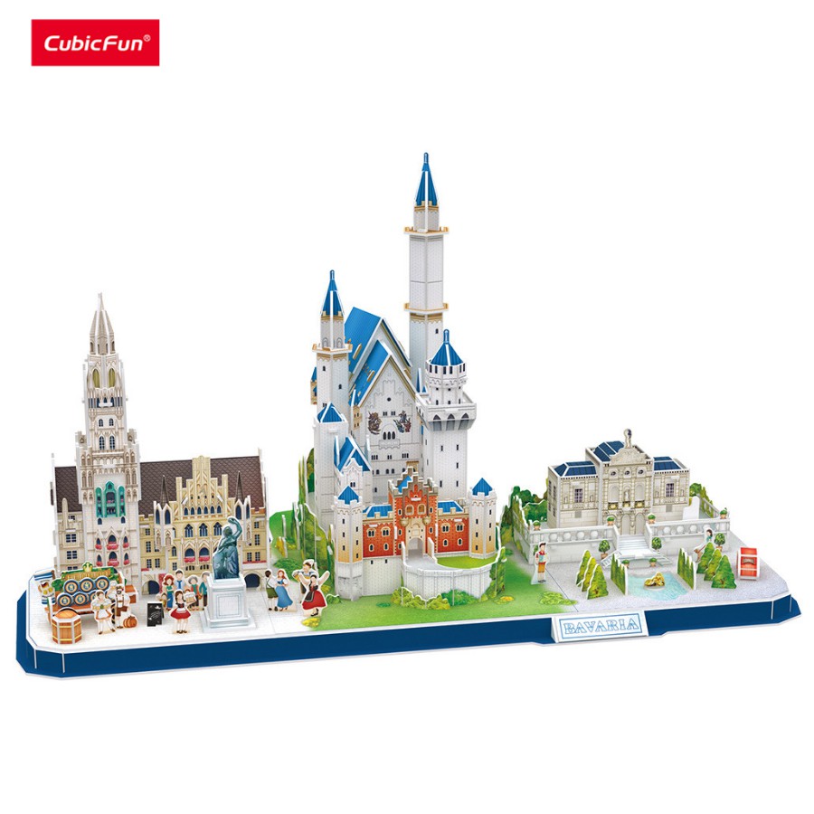 Mô hình giấy Cubic Fun Thành phố Bavaria MC267h