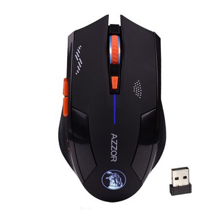 Chuột quang chơi game không dây azzor 6D có thể sạc lại được