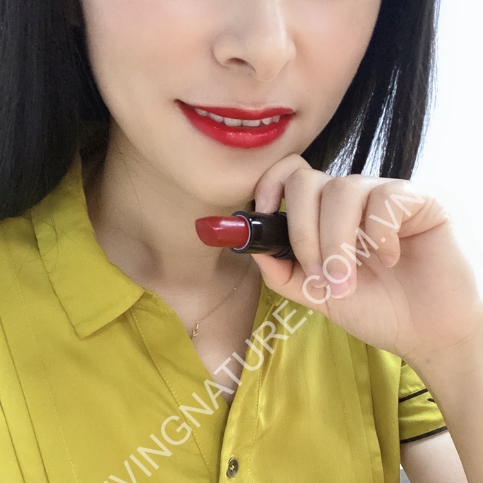 Son Môi Organic Living Nature Lipstick 16 Glamorous - Đỏ Thuần