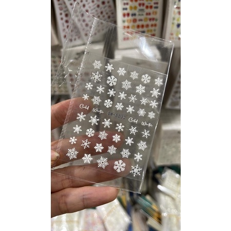 Sticker nổi 6D siêu nét dán móng tay