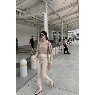 Áo sơ mi dài tay xếp ly tay - 20Again