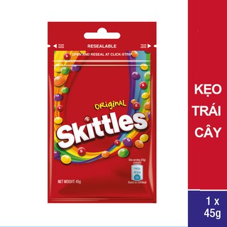 Kẹo trái cây Skittles gói 45g