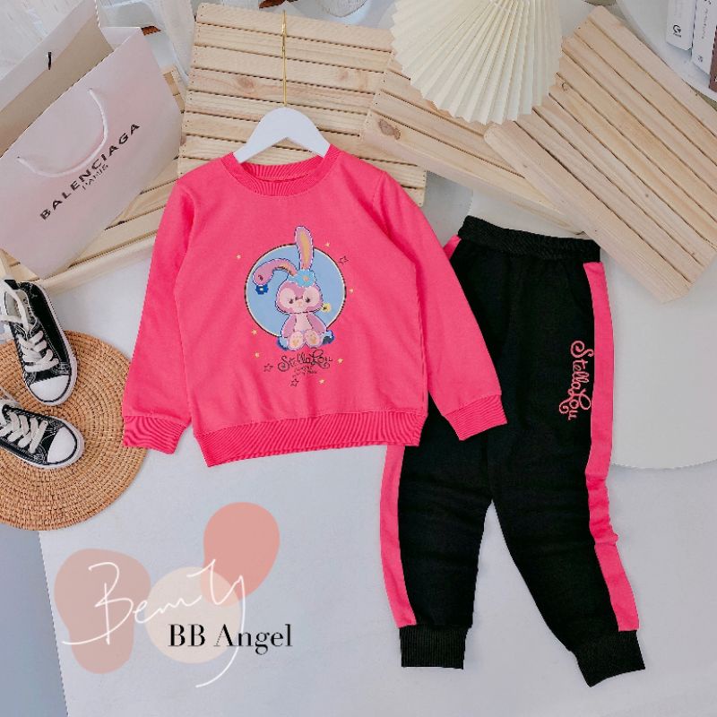 Bộ da cá nhà máy Bb Angel cho bé gái lớn