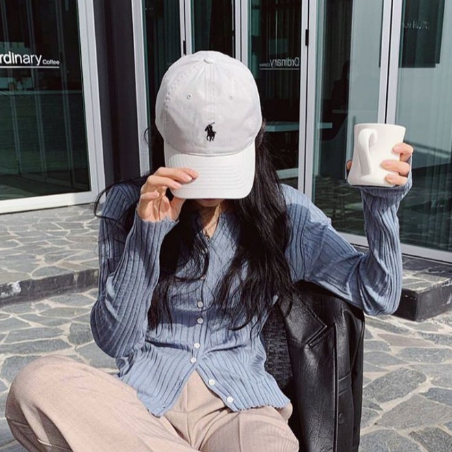 Mũ Lưỡi Trai Màu Trơn Thêu Chữ Phong Cách Hàn Quốc Thời Trang