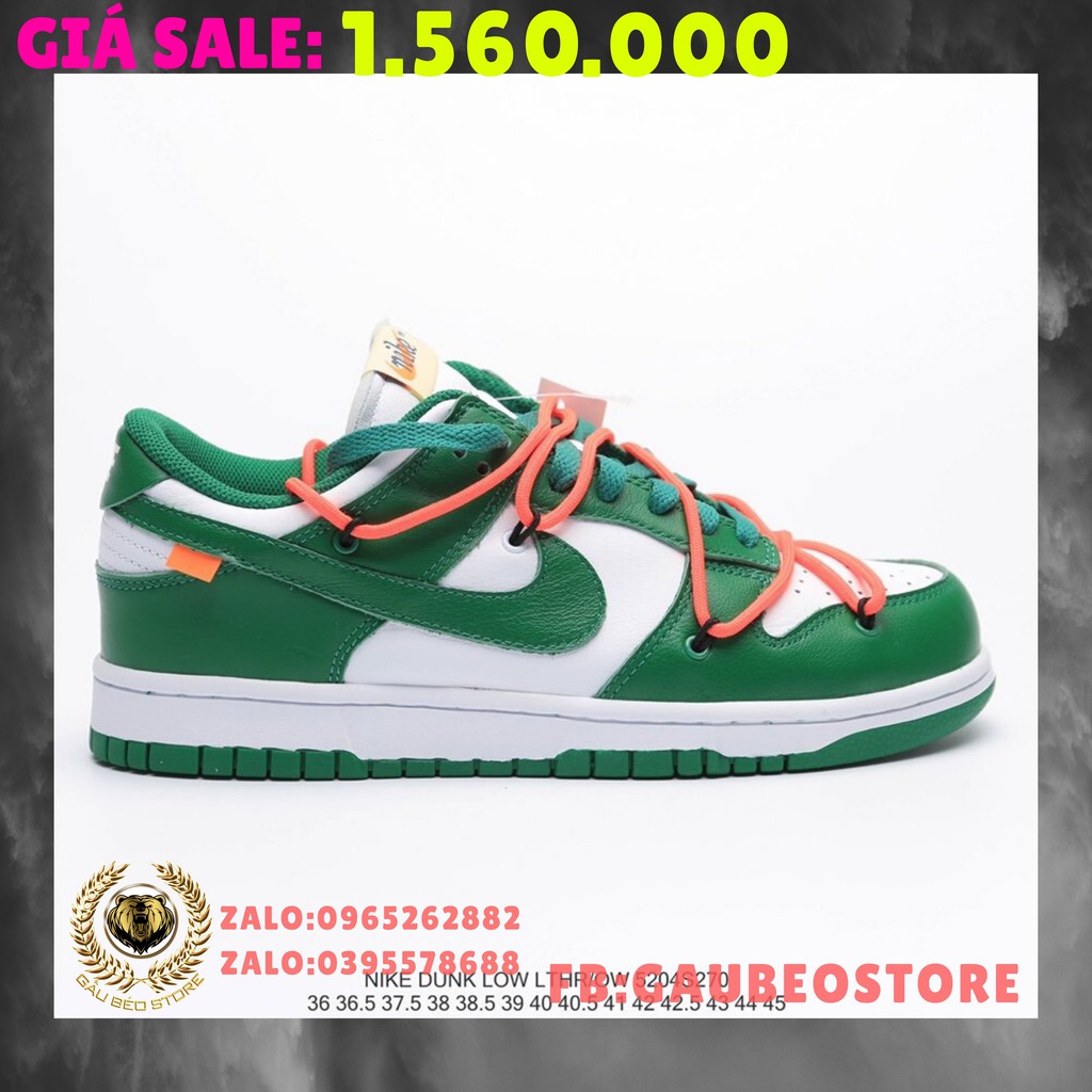 📦 FULLBOX 🌐 ORDER  🎀 SALE 50% 🎀 💯 ẢNH THẬT 🏷 OFF-WHITE x Futura x Nike Dunk Low 🏷 👟 GIÀY NAM NỮ 👟