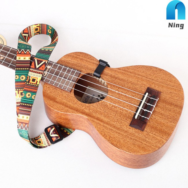 Dây Đeo Đàn Guitar Ukulele Truyền Nhiệt Họa Tiết Thổ Cẩm