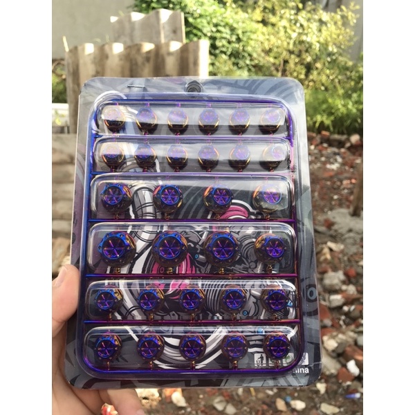 Chụp ốc gắn các dòng xe 30 chụp cực đẹp gắn như zin