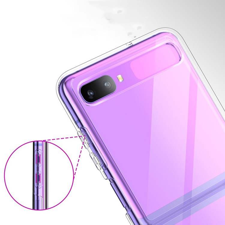 Ốp Điện Thoại Cứng Trong Suốt Chống Sốc Chống Trầy Xước Cho Samsung Galaxy Z Flip 4 Z Flip 3 2 1 5G Z Flip 4