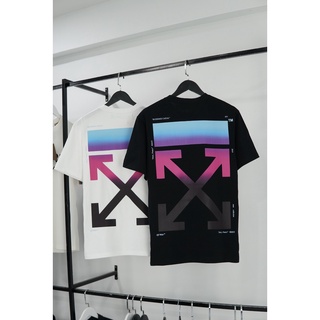 Áo thun off white gradient nam nữ - full tem tag likeauth