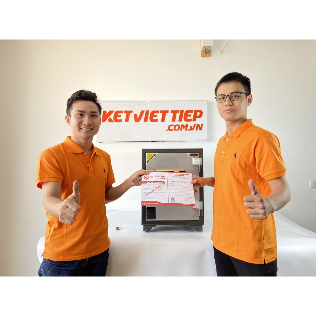 Két Việt Tiệp Chống Cháy, Chống Đục KHÓA CƠ Chuẩn Phong Thủy KVT33N BLN