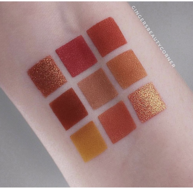 [CÓ SẴN-ĐỦ MÀU]🔥Bảng phấn mắt Huda Beauty Obsessions Coral, Topaz, Warm brown, Mauve 🔥