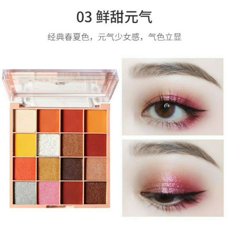 PVN21596 Bảng phấn mắt Lameila Classic 16 Color Eyeshadow Palette T2 .