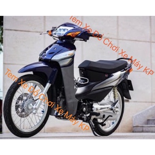 (Nhiều Màu) Tem xe wave S 110,tem 3 lớp hàng cao cấp