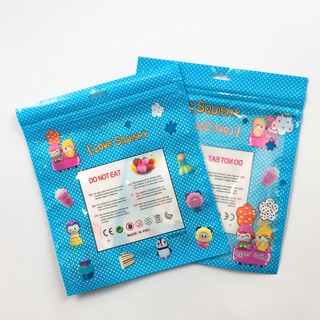 TÚI ZIP VUỐT MIỆNG - BAO BÌ ĐỰNG SQUISHY