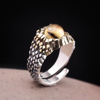 Nhẫn Kim Loại Hình Mắt Đỏ Phong Cách Punk Mới 2022 Làm Quà Tặng Sinh Nhật Cho Nam