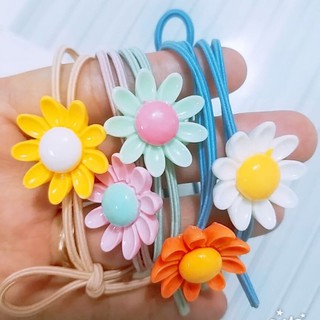 Set 5 Dây Thun Cột Tóc buộc tóc Hình Hoa Cúc phong cách Hàn Quốc dễ thương siêu cute hot hit giá rẻ