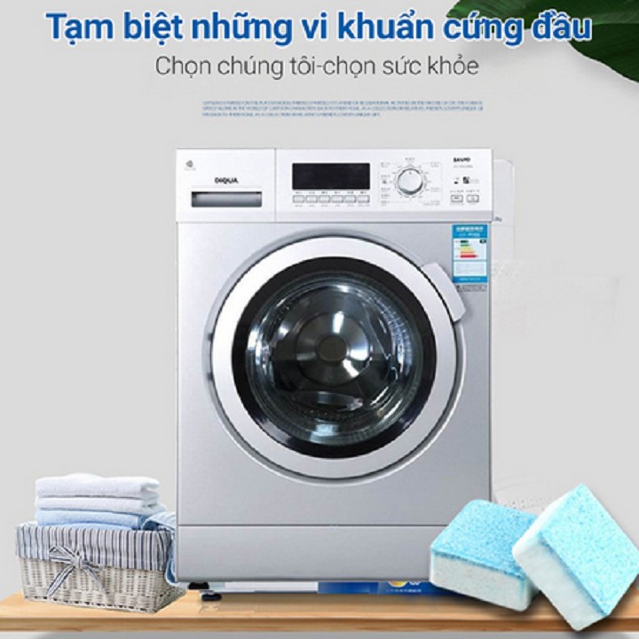 Viên Tẩy Vệ Sinh Lồng Máy Giặt Diệt khuẩn và Tẩy chất cặn Lồng máy giặt hiệu quả