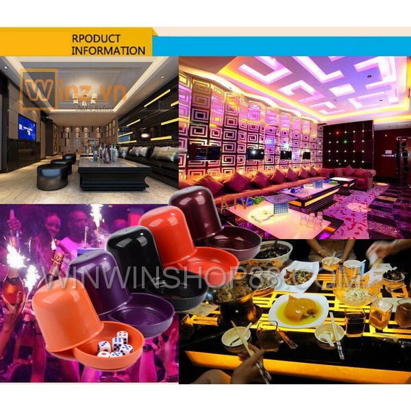 Hộp lắc xí ngầu Beer Club - Winz.vn