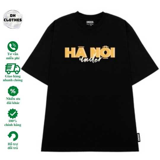 Áo thun Hà Nội UNDER 36 Phố Phường -Áo phông tay lỡ HÀ NỘI unisex phông form rộng- KÈM ẢNH THẬT-P1